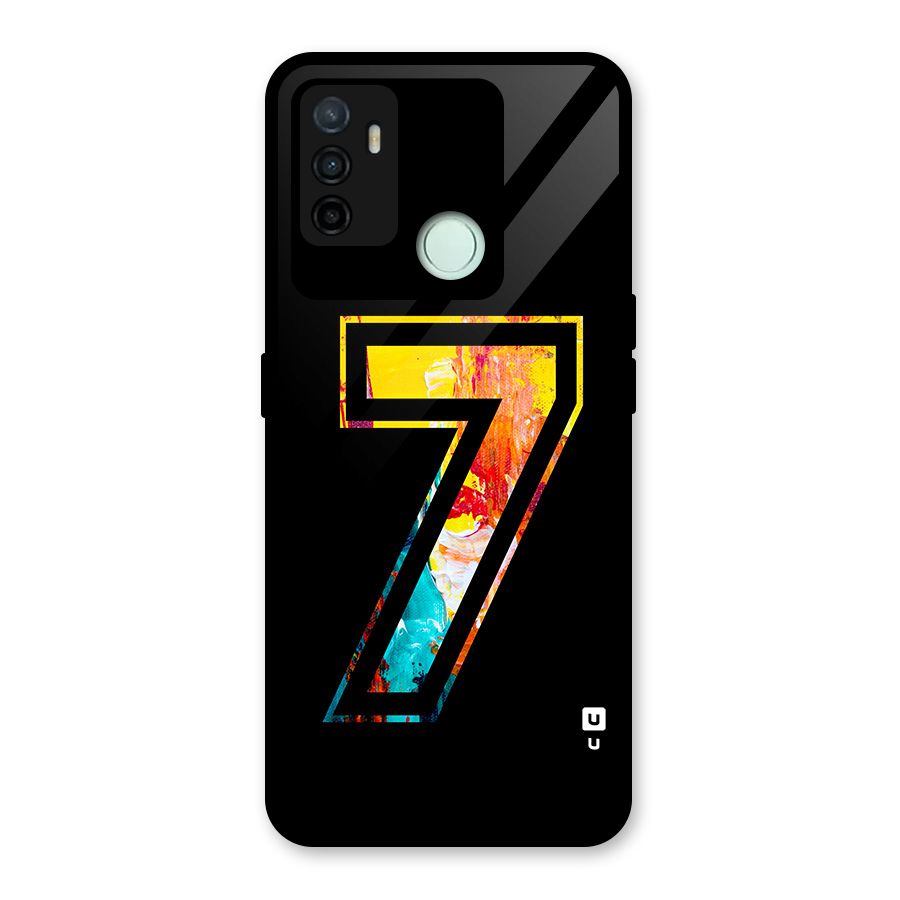 Lucky Number Glass Back Case for Oppo A53