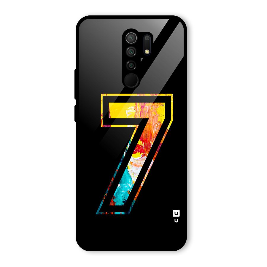 Lucky Number Glass Back Case for Poco M2