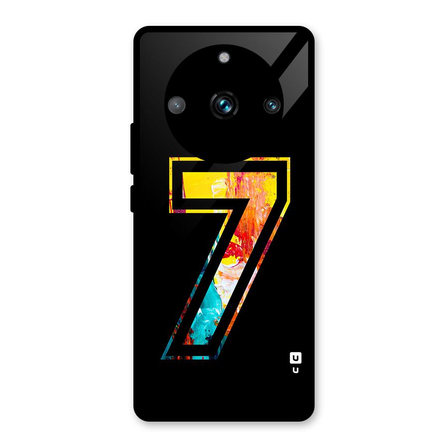 Lucky Number Glass Back Case for Realme 11 Pro