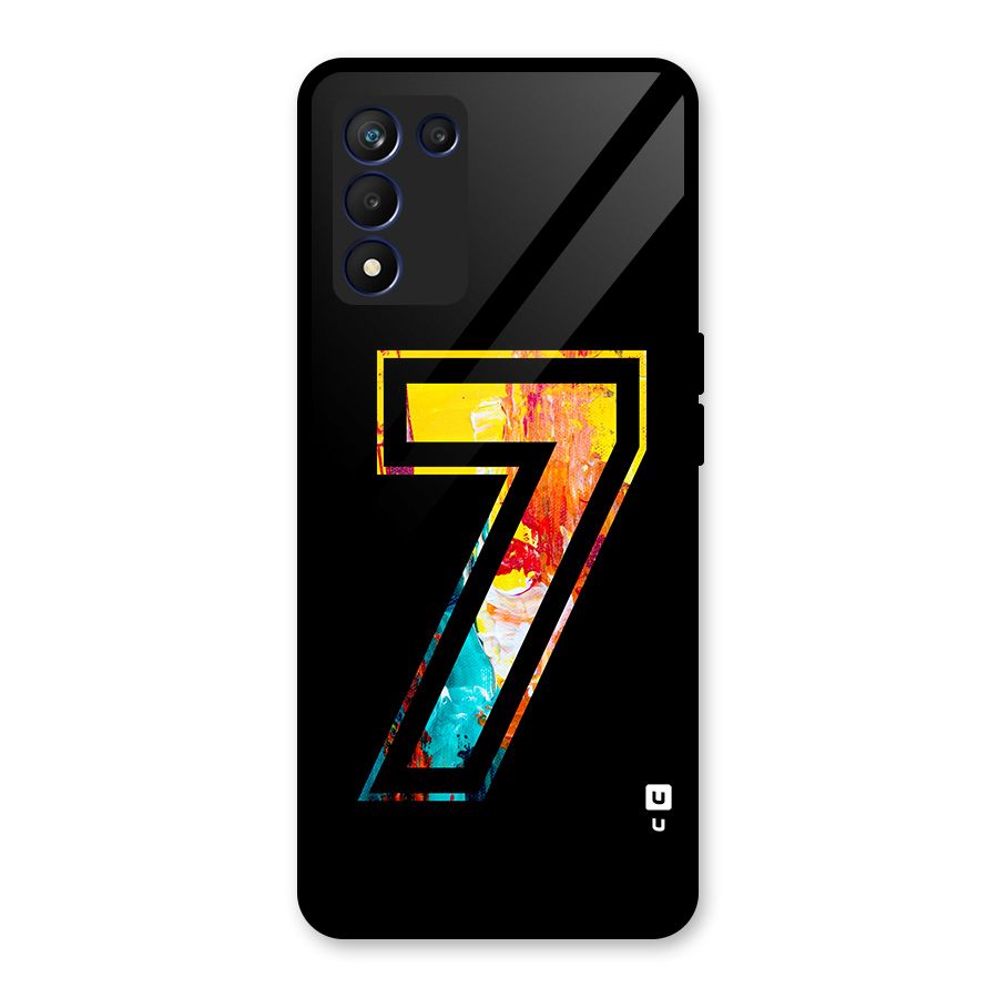 Lucky Number Glass Back Case for Realme 9 5G Speed