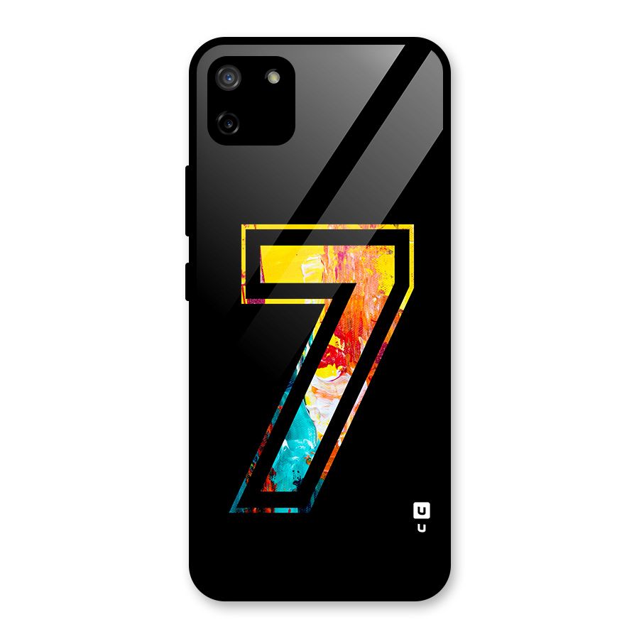 Lucky Number Glass Back Case for Realme C11