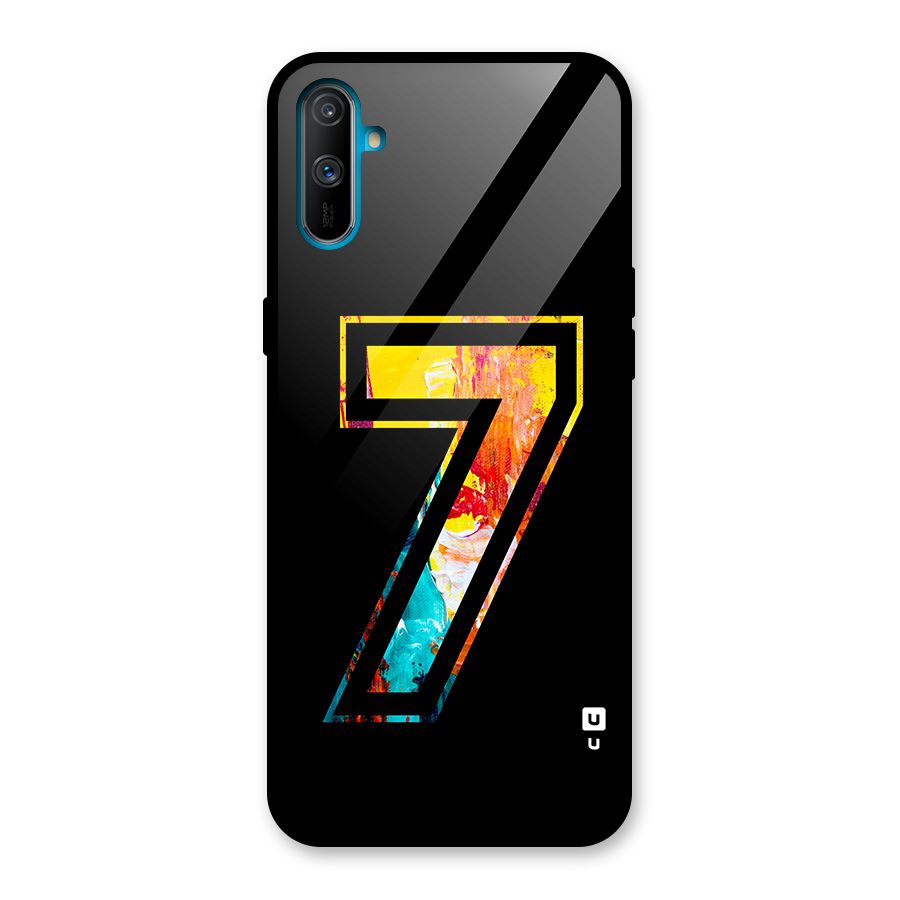 Lucky Number Glass Back Case for Realme C3