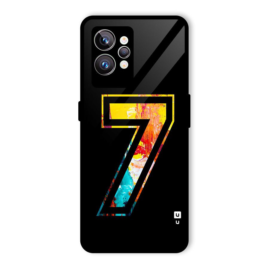 Lucky Number Glass Back Case for Realme GT2 Pro