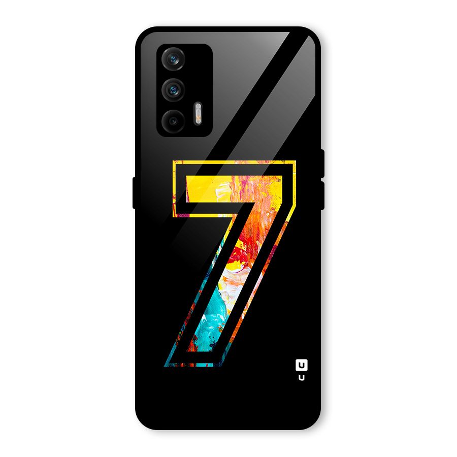 Lucky Number Glass Back Case for Realme GT 5G