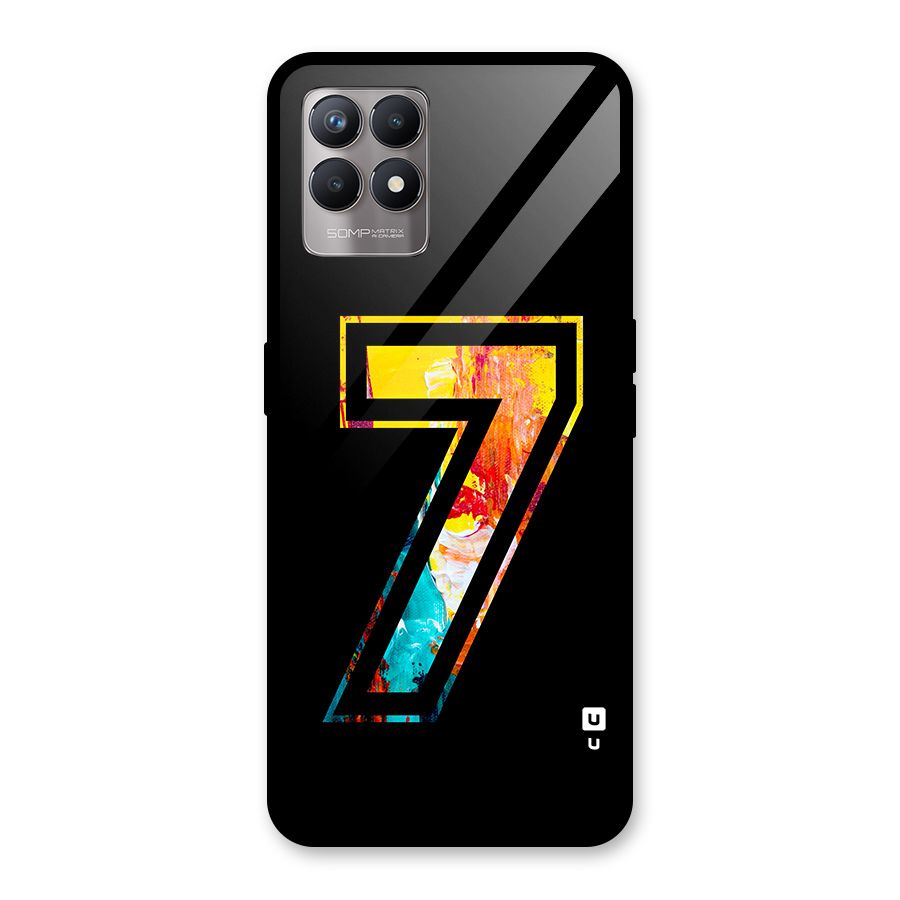 Lucky Number Glass Back Case for Realme Narzo 50
