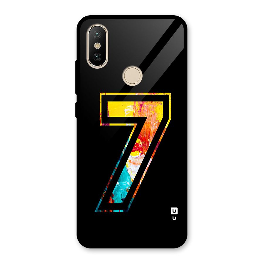 Lucky Number Glass Back Case for Redmi A2