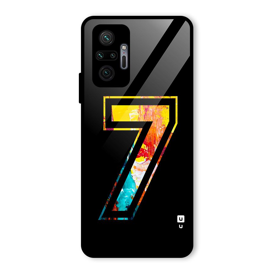 Lucky Number Glass Back Case for Redmi Note 10 Pro Max