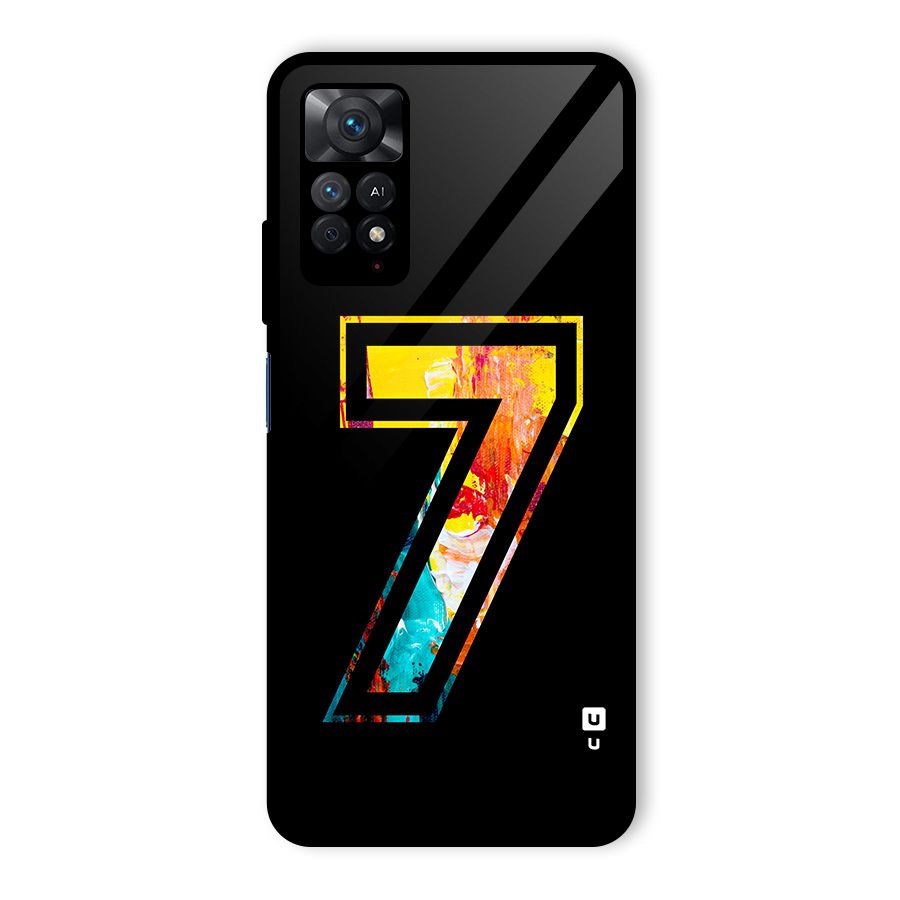 Lucky Number Glass Back Case for Redmi Note 11 Pro Plus 5G