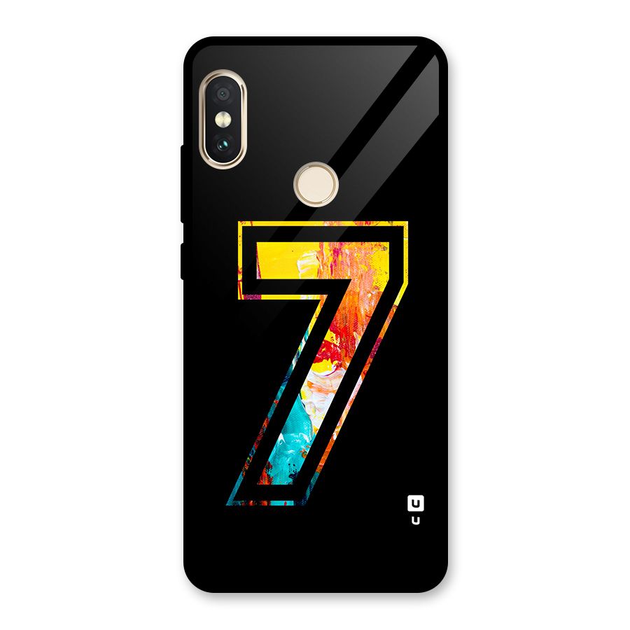Lucky Number Glass Back Case for Redmi Note 5 Pro