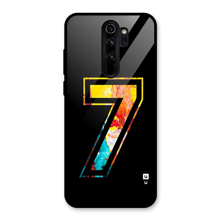 Lucky Number Glass Back Case for Redmi Note 8 Pro