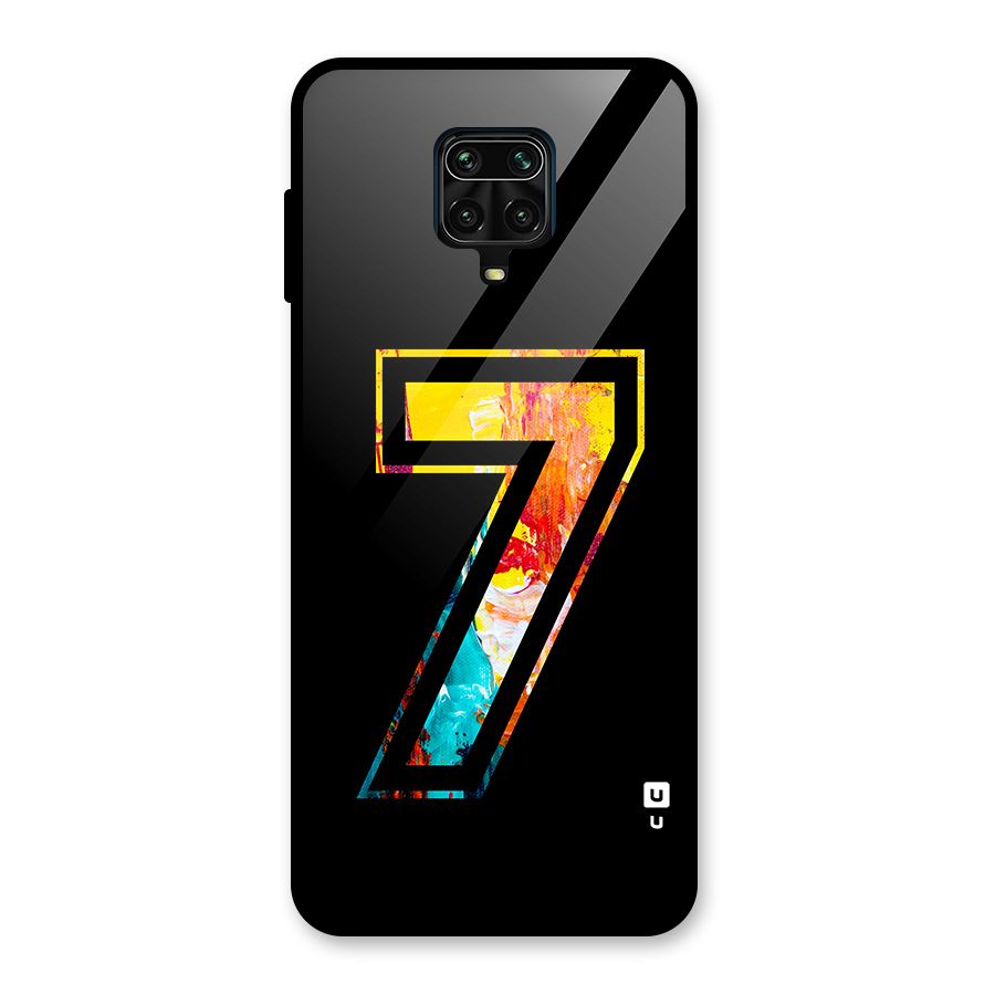 Lucky Number Glass Back Case for Redmi Note 9 Pro