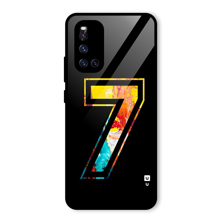 Lucky Number Glass Back Case for Vivo V19
