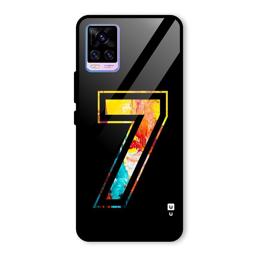 Lucky Number Glass Back Case for Vivo V20 Pro