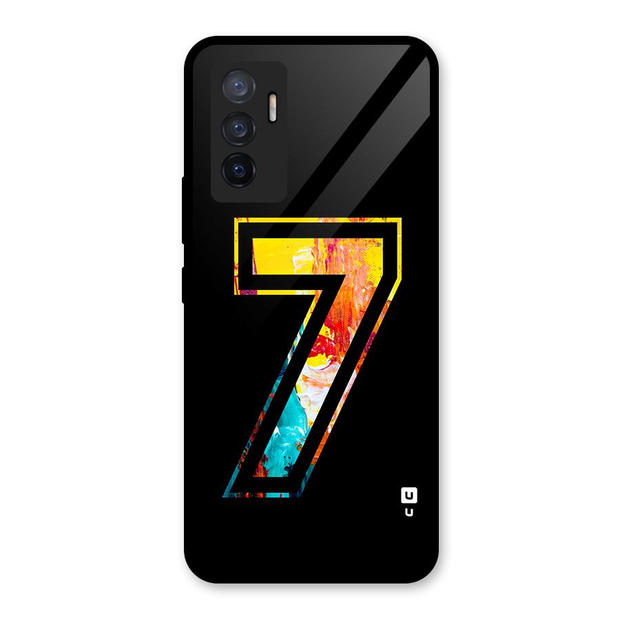 Lucky Number Glass Back Case for Vivo V23e