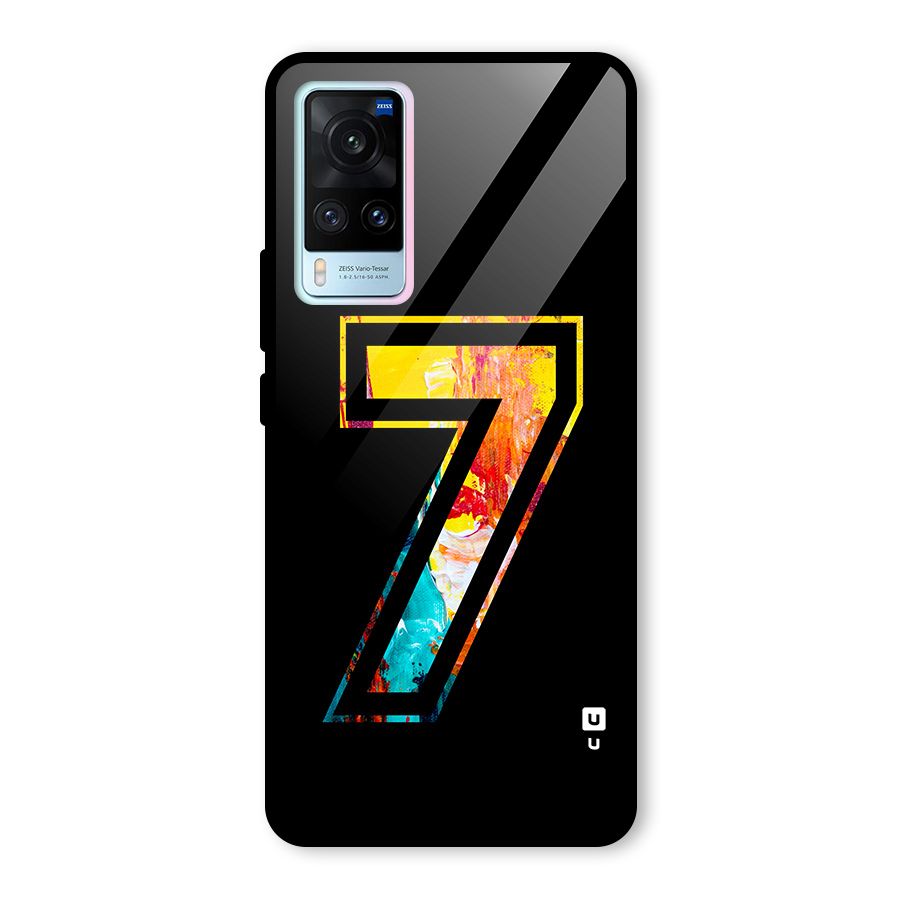 Lucky Number Glass Back Case for Vivo X60