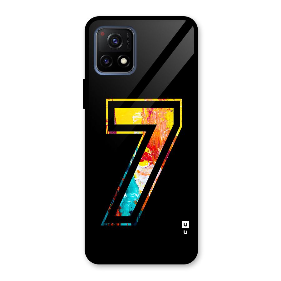 Lucky Number Glass Back Case for Vivo Y72 5G