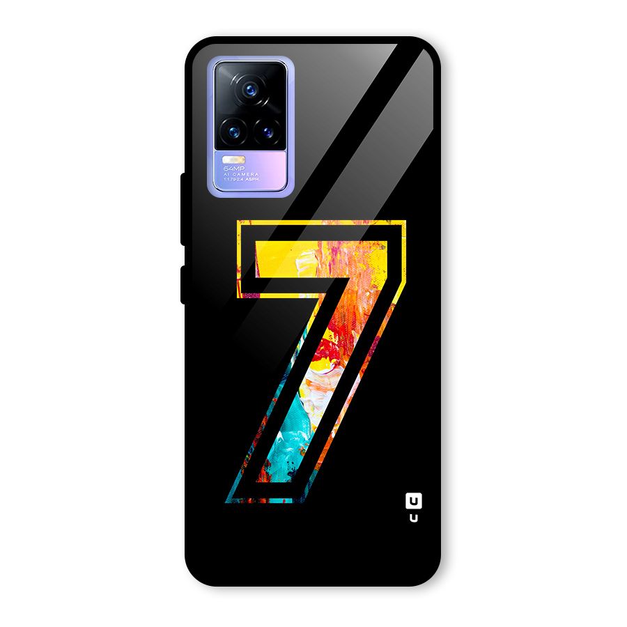 Lucky Number Glass Back Case for Vivo Y73