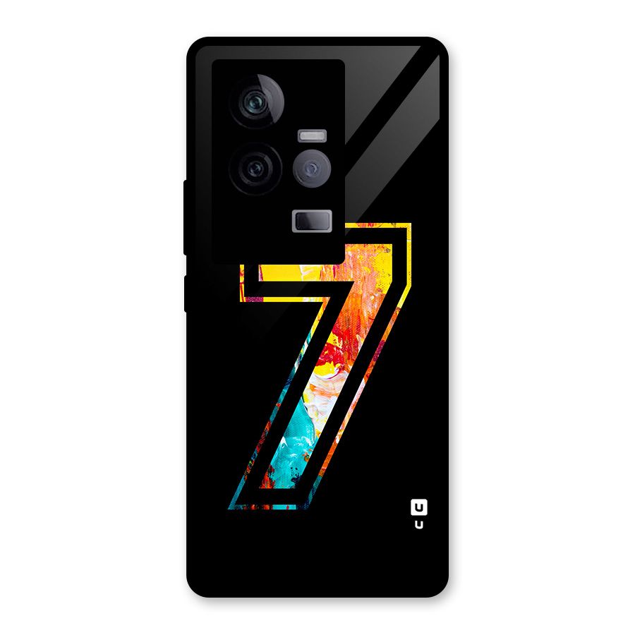 Lucky Number Glass Back Case for Vivo iQOO 11 5G