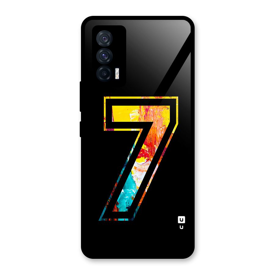 Lucky Number Glass Back Case for Vivo iQOO 7 5G