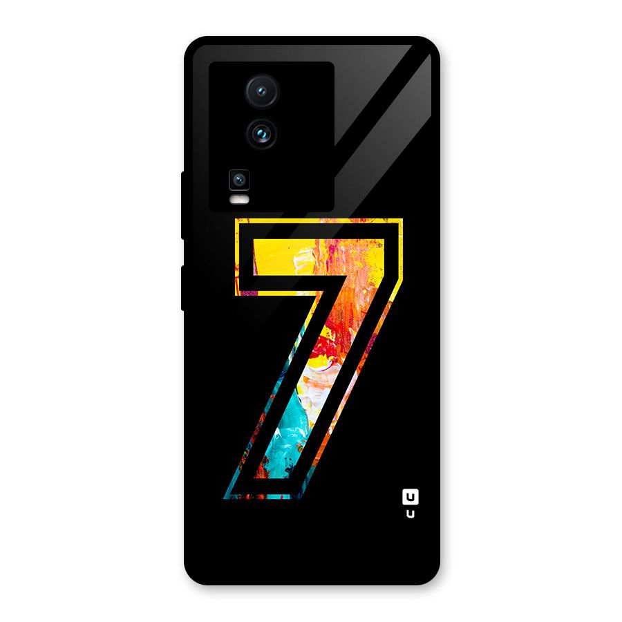 Lucky Number Glass Back Case for Vivo iQOO Neo 7 Pro