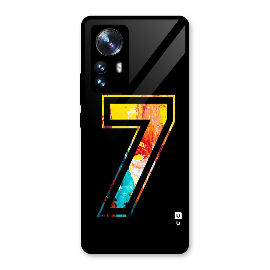 Lucky Number Glass Back Case for Xiaomi 12 Pro