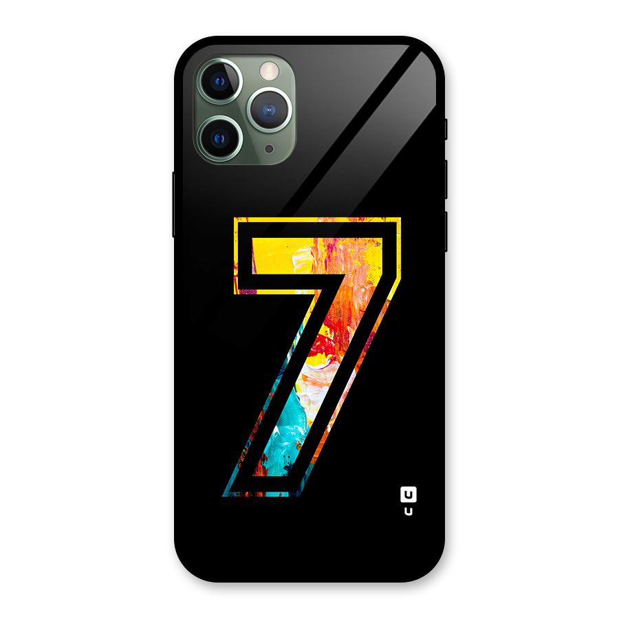 Lucky Number Glass Back Case for iPhone 11 Pro
