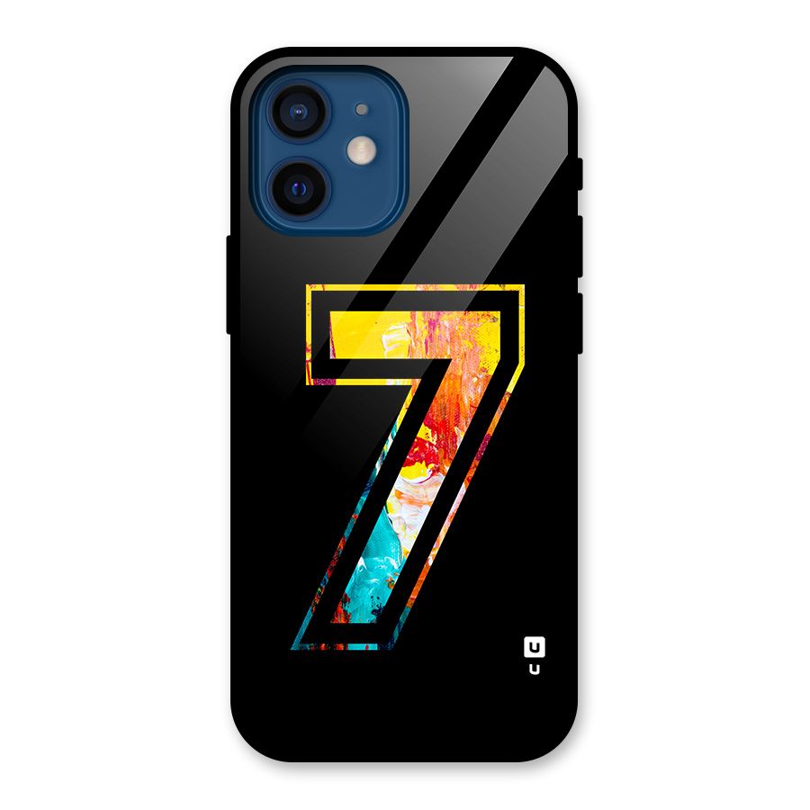 Lucky Number Glass Back Case for iPhone 12 Mini