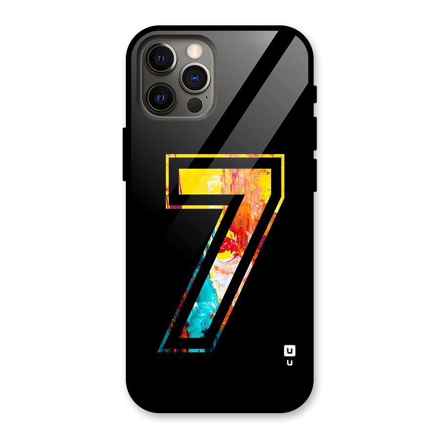 Lucky Number Glass Back Case for iPhone 12 Pro