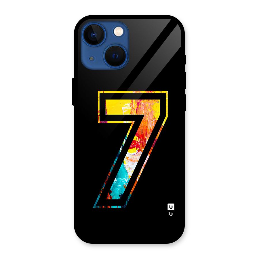 Lucky Number Glass Back Case for iPhone 13 Mini