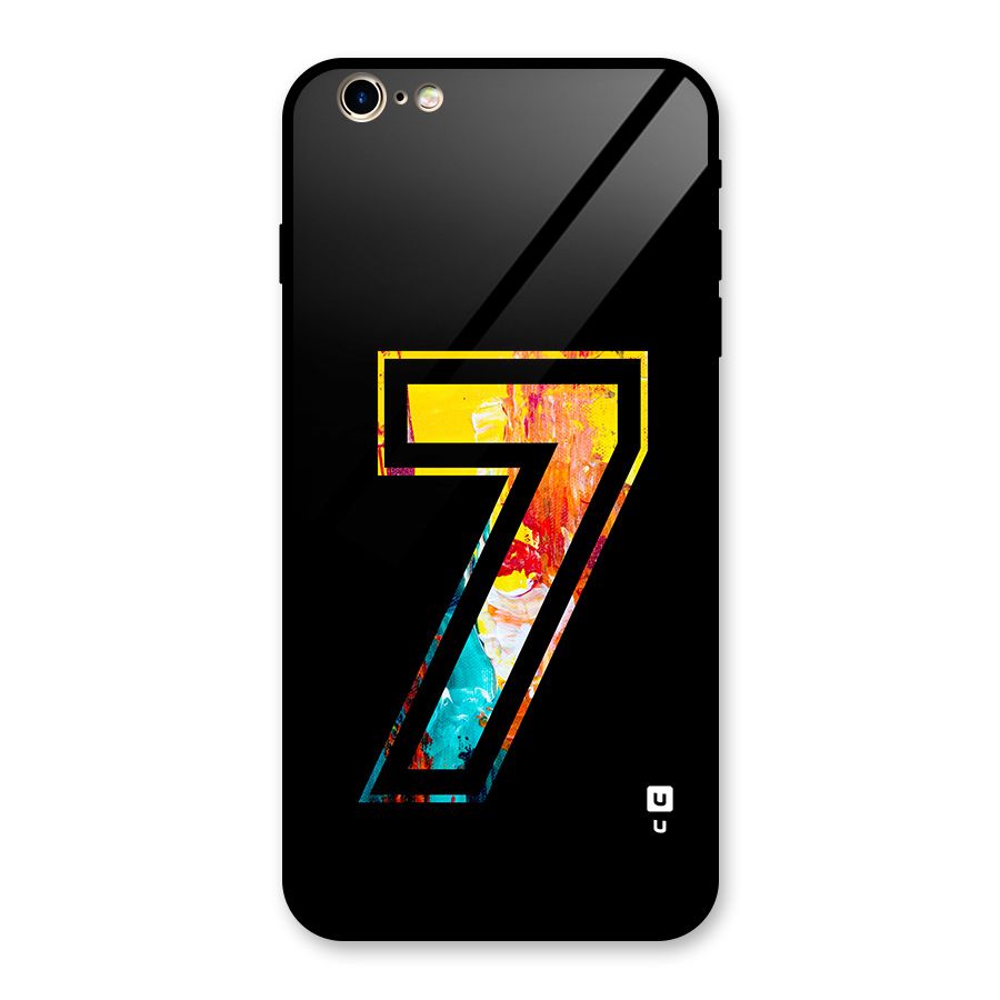 Lucky Number Glass Back Case for iPhone 6 Plus 6S Plus