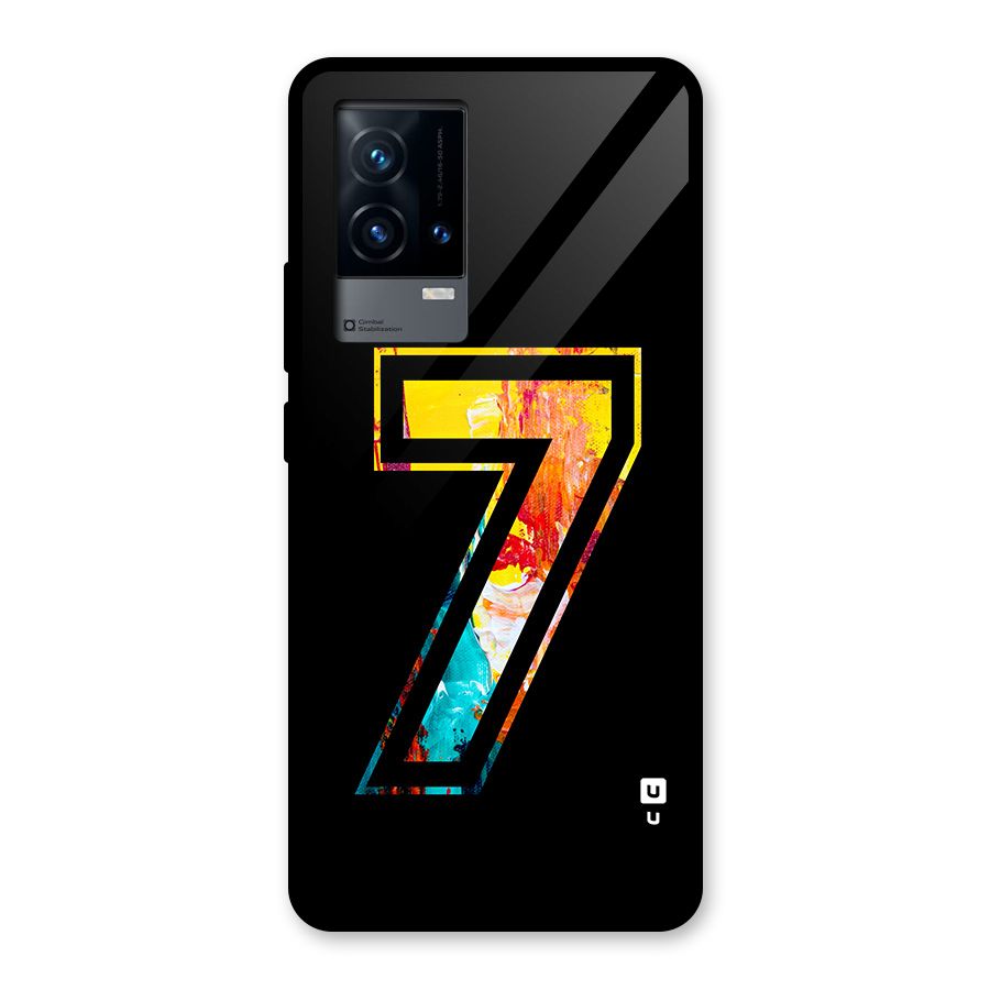 Lucky Number Glass Back Case for iQOO 9 5G