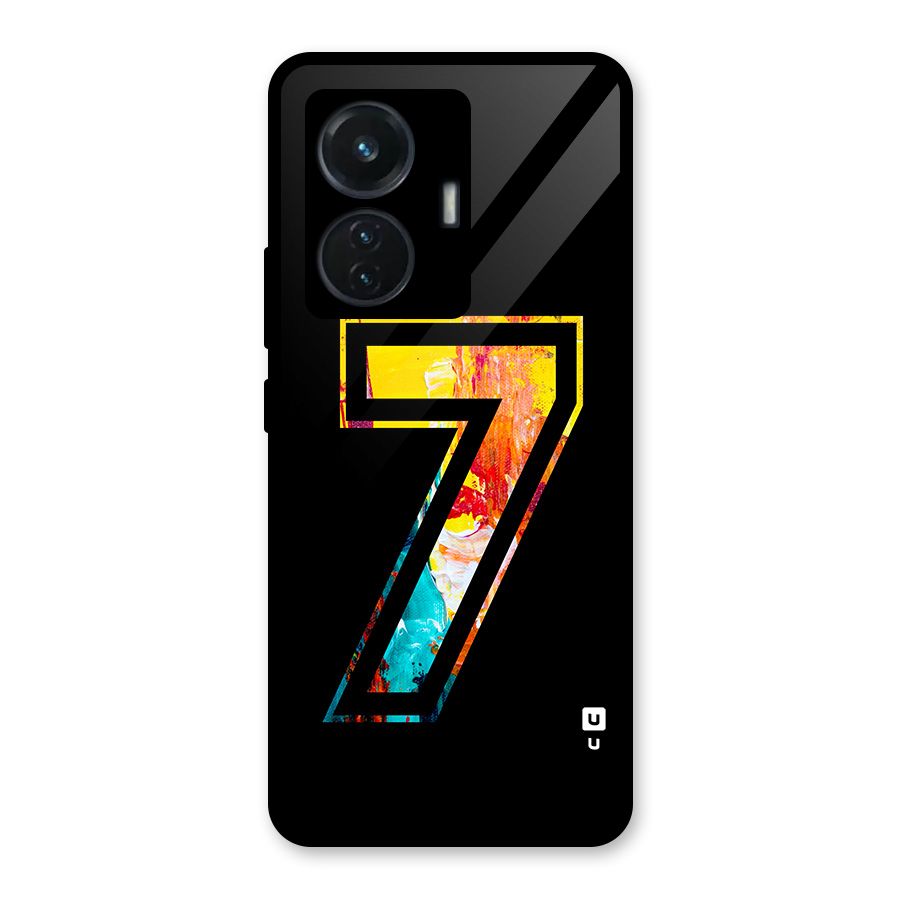 Lucky Number Glass Back Case for iQOO Z6 44W
