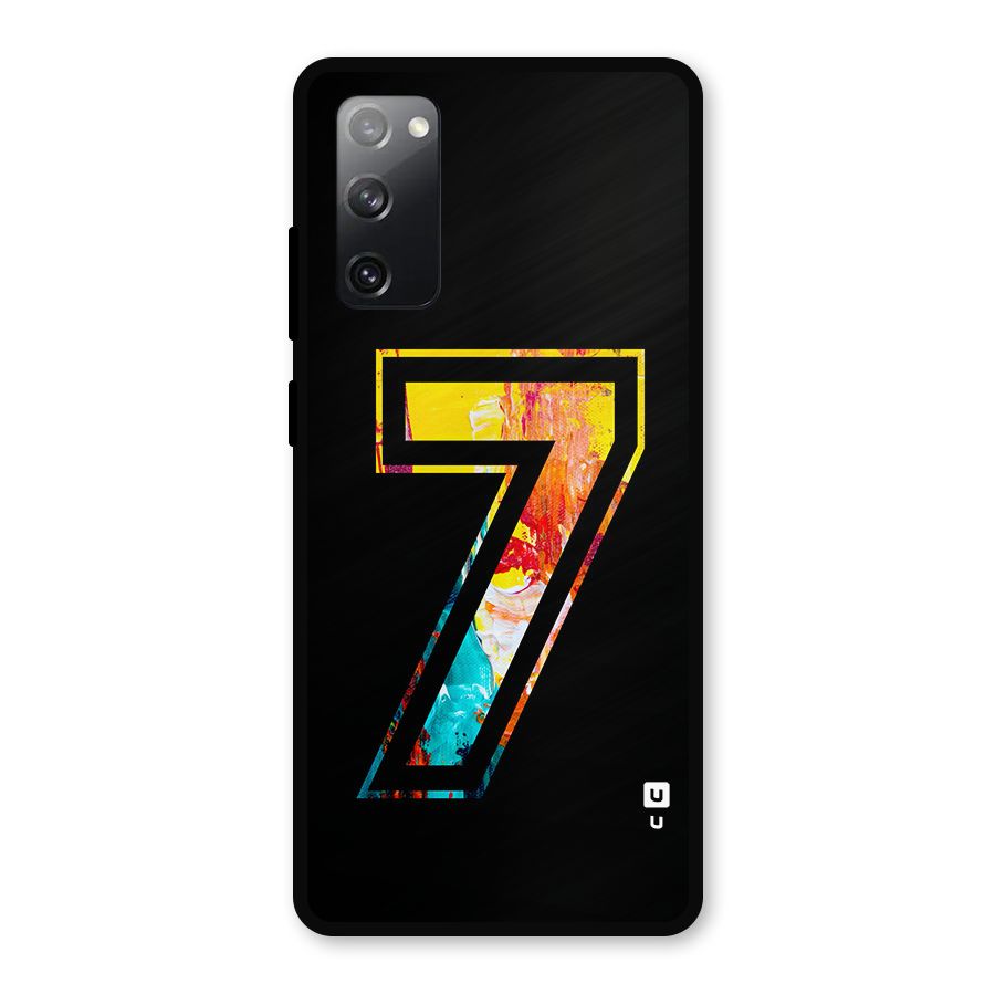 Lucky Number Metal Back Case for Galaxy S20 FE 5G