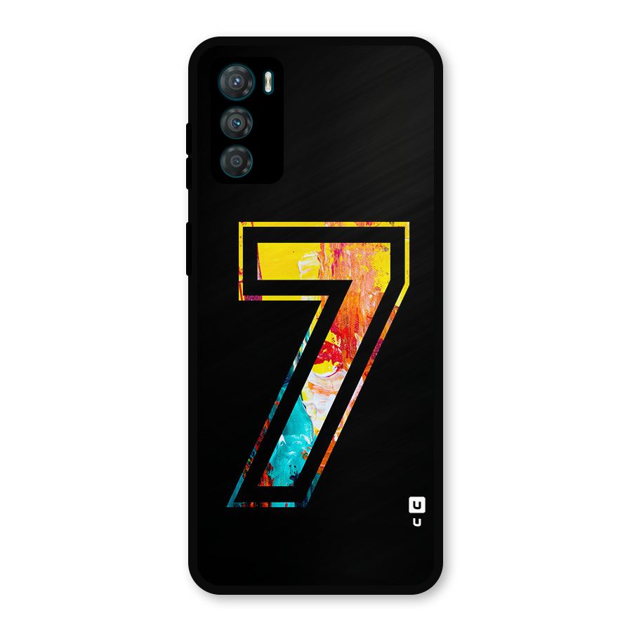 Lucky Number Metal Back Case for Moto G42