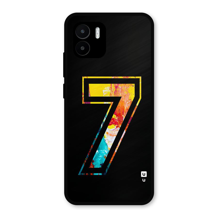 Lucky Number Metal Back Case for Redmi A1