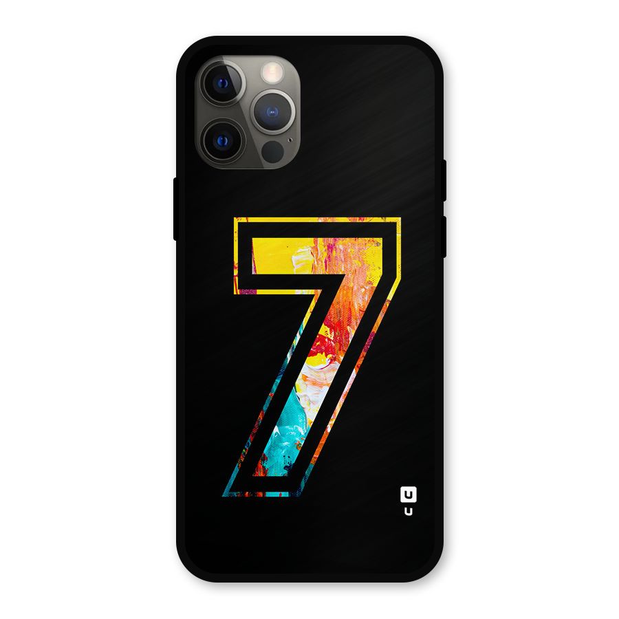 Lucky Number Metal Back Case for iPhone 12 Pro