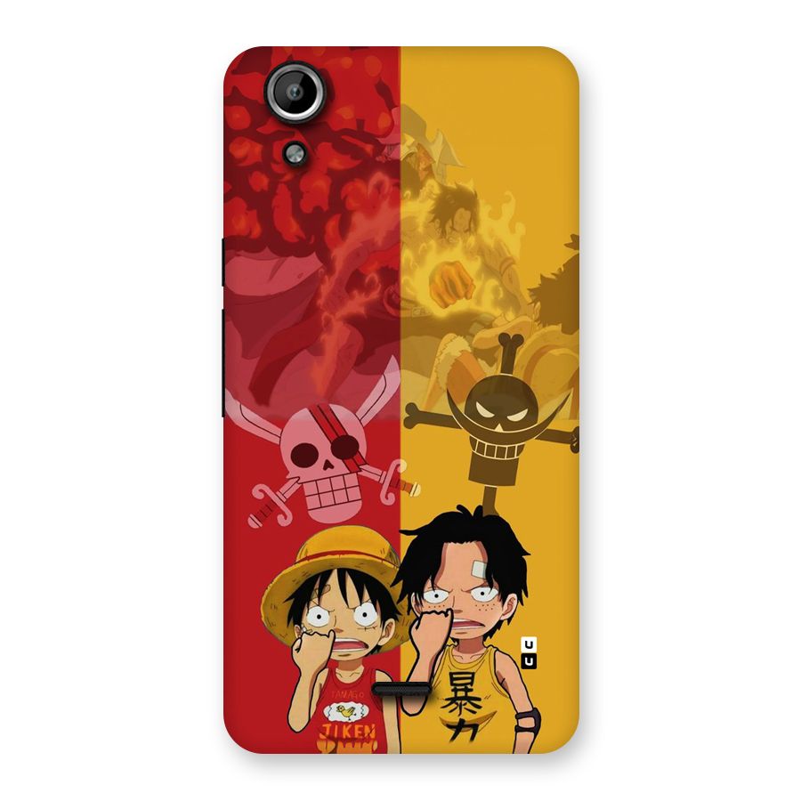 Luffy And Ace Back Case for Canvas Selfie Lens Q345