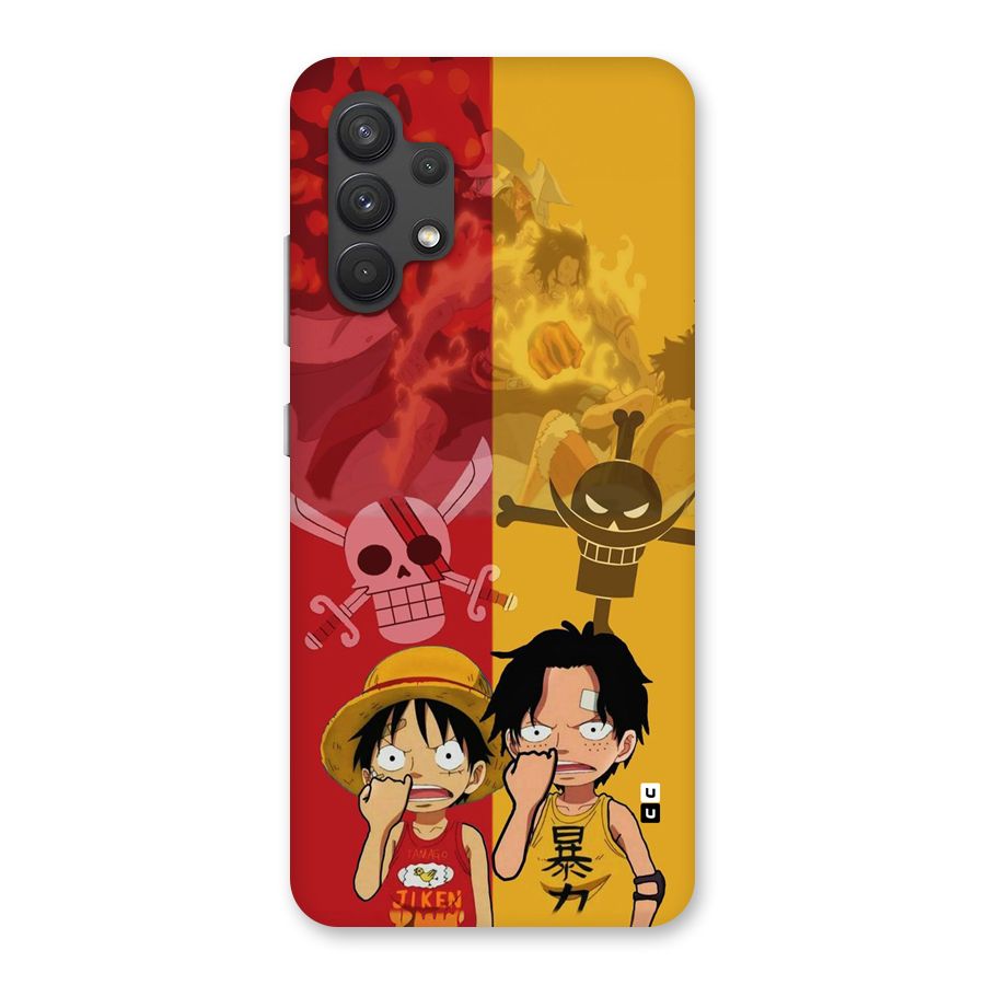 Luffy And Ace Back Case for Galaxy A32