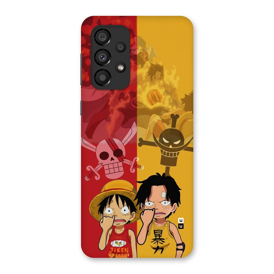 Luffy And Ace Back Case for Galaxy A33 5G