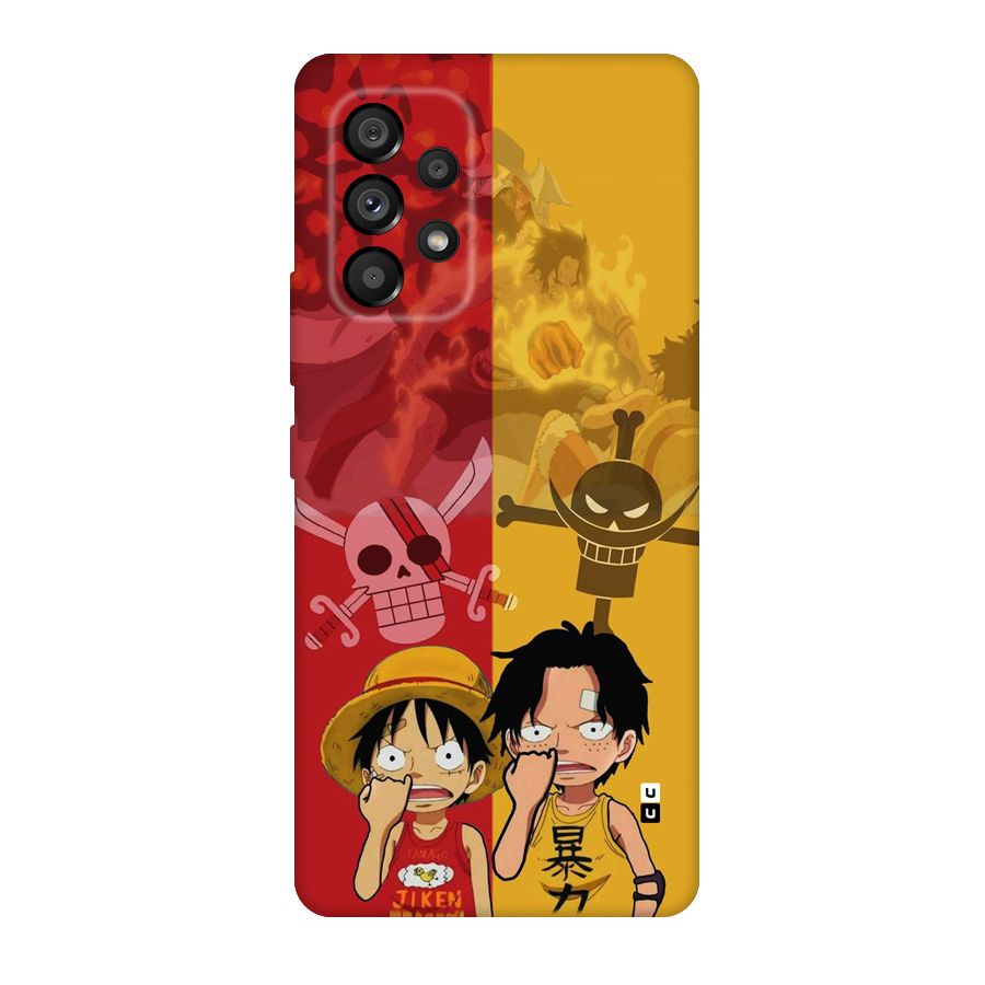 Luffy And Ace Back Case for Galaxy A53 5G