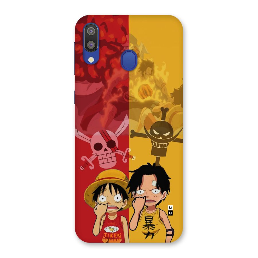 Luffy And Ace Back Case for Galaxy M20