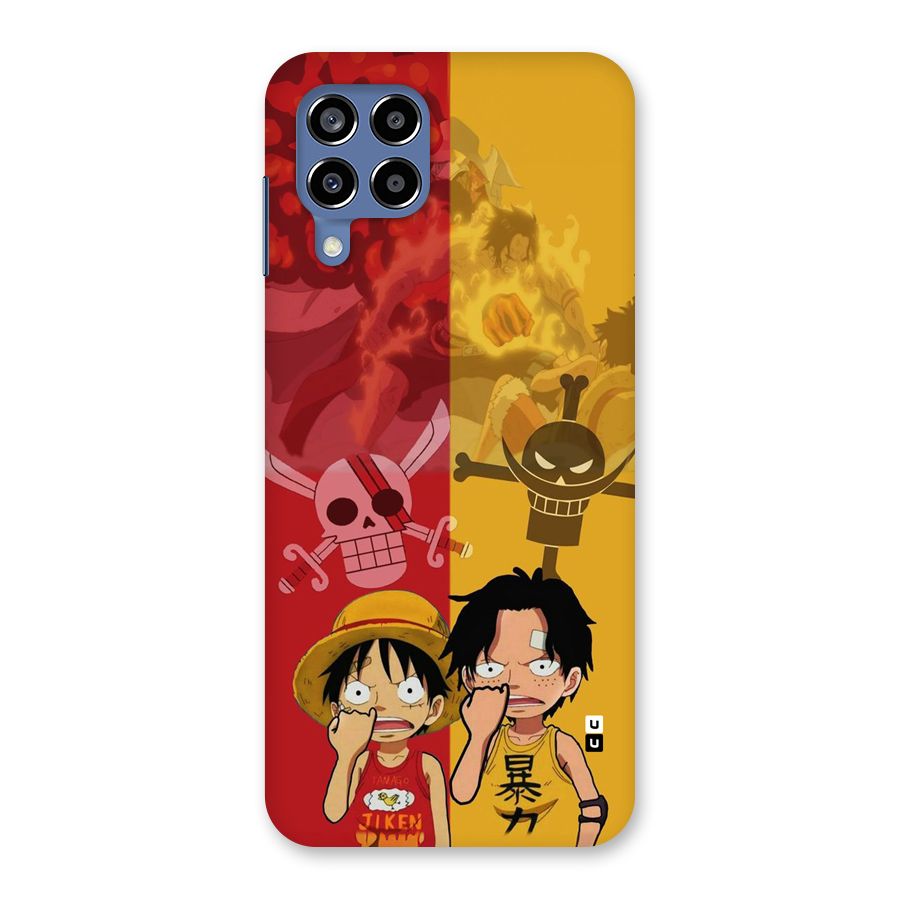 Luffy And Ace Back Case for Galaxy M53 5G