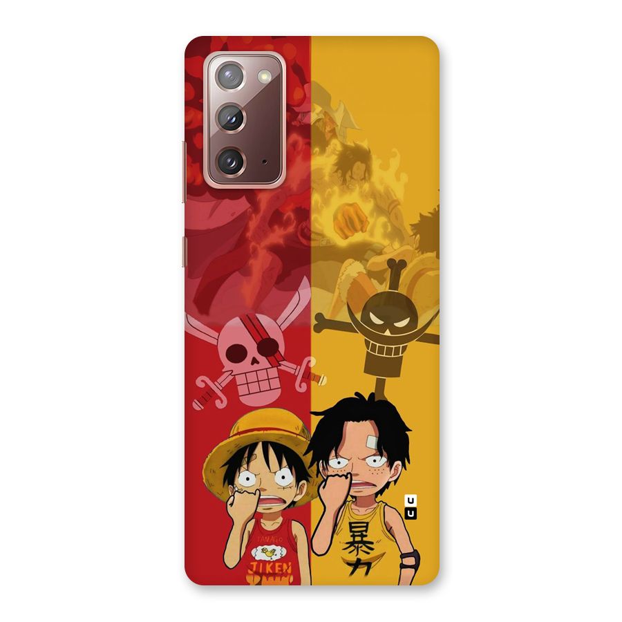 Luffy And Ace Back Case for Galaxy Note 20
