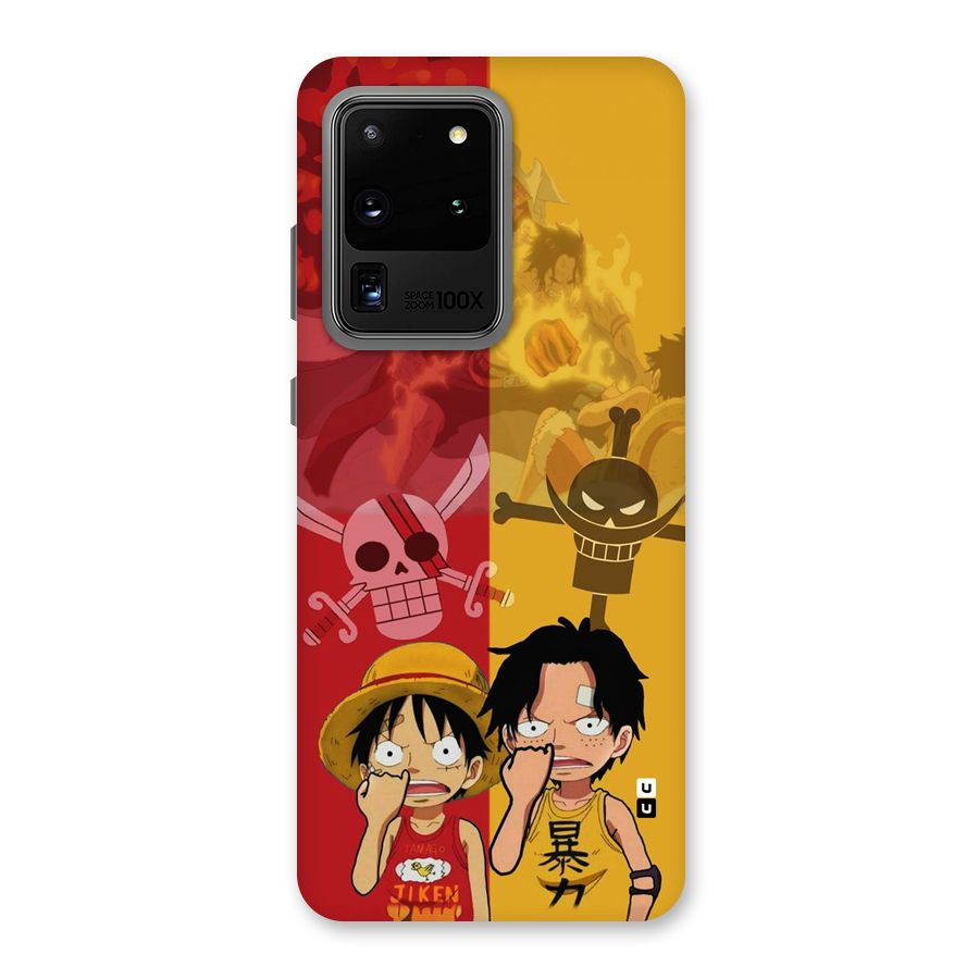 Luffy And Ace Back Case for Galaxy S20 Ultra