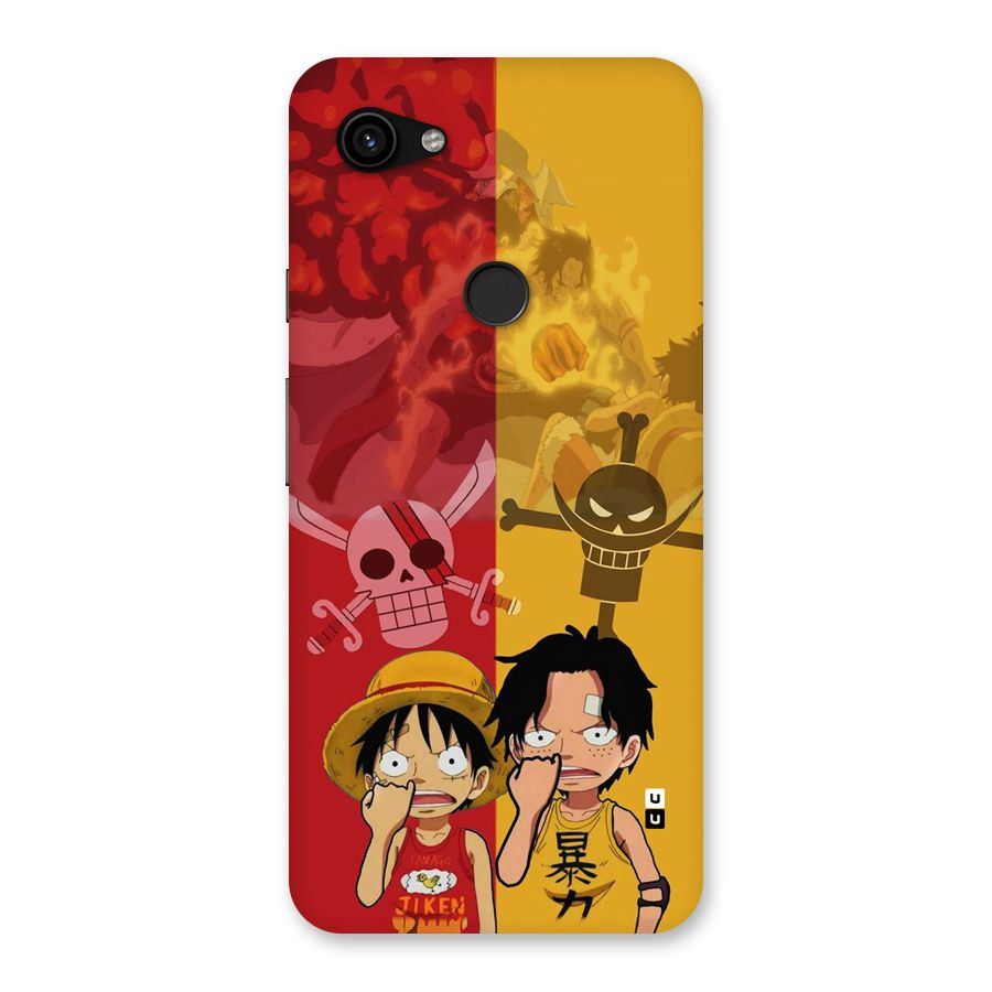 Luffy And Ace Back Case for Google Pixel 3a XL