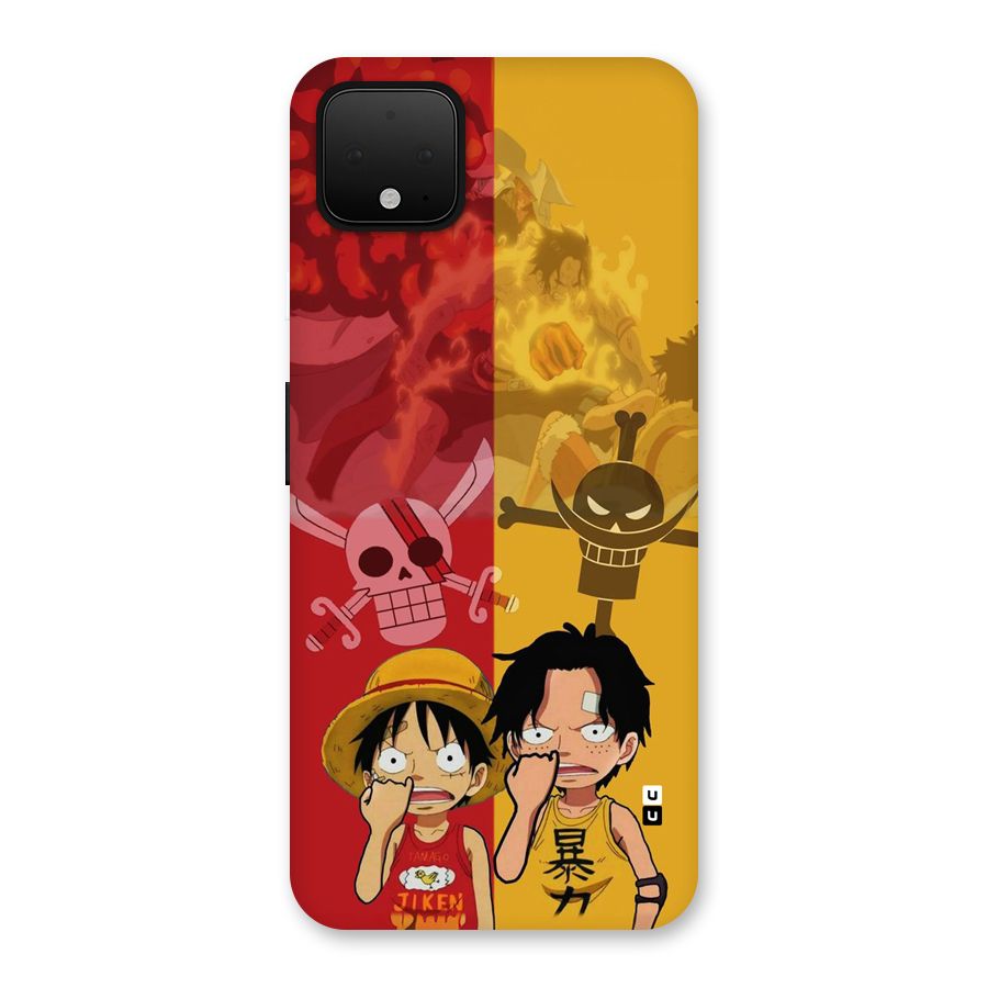Luffy And Ace Back Case for Google Pixel 4 XL