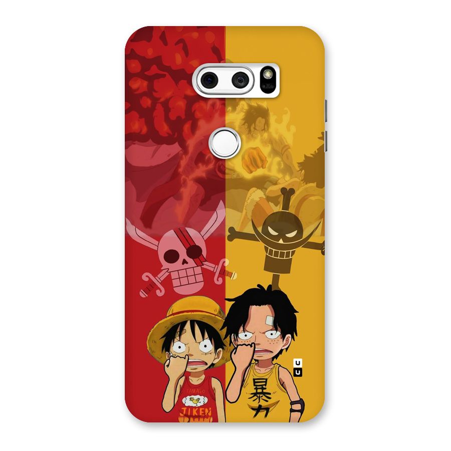 Luffy And Ace Back Case for LG V30