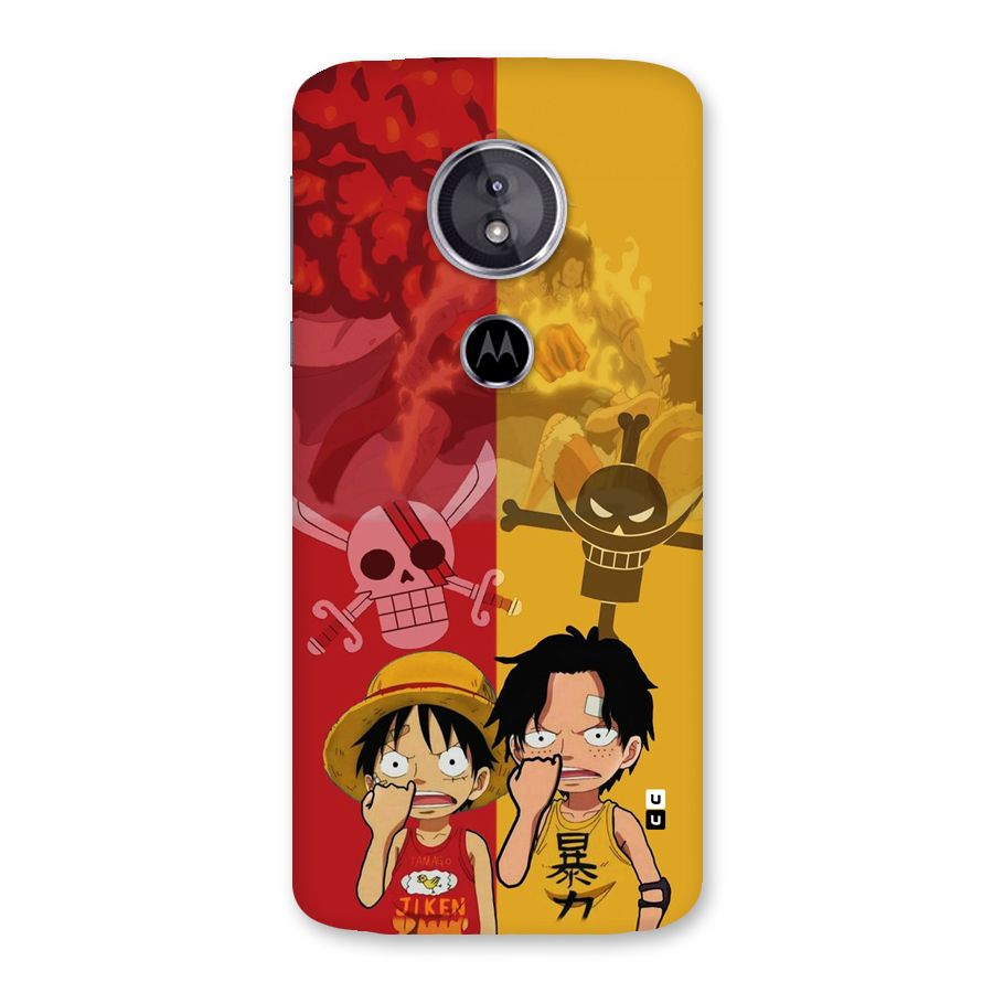 Luffy And Ace Back Case for Moto E5