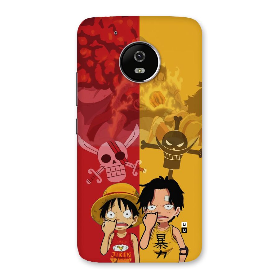 Luffy And Ace Back Case for Moto G5