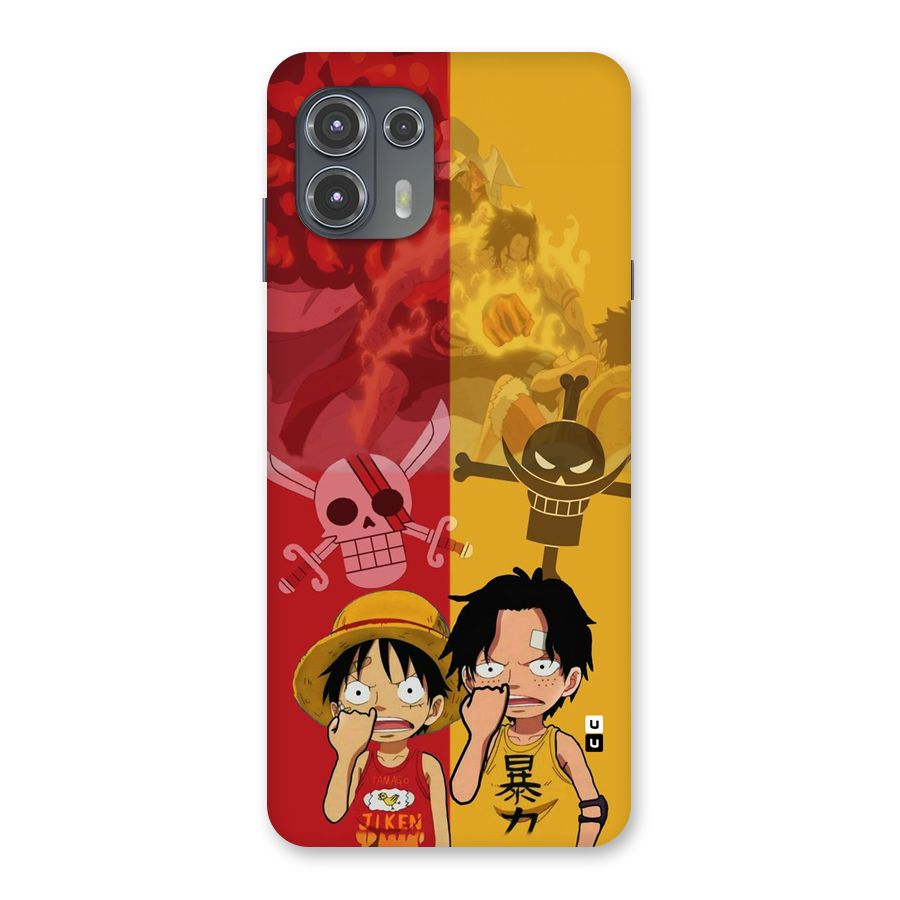 Luffy And Ace Back Case for Motorola Edge 20 Fusion